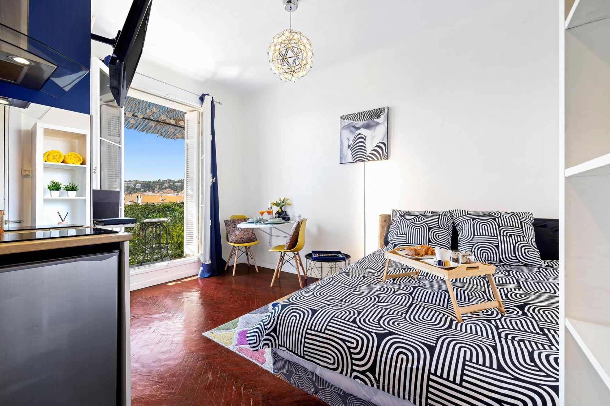 Center - Balcony Quiet - Air Conditioner - Kitchen - Wifi - Tram Ница Екстериор снимка
