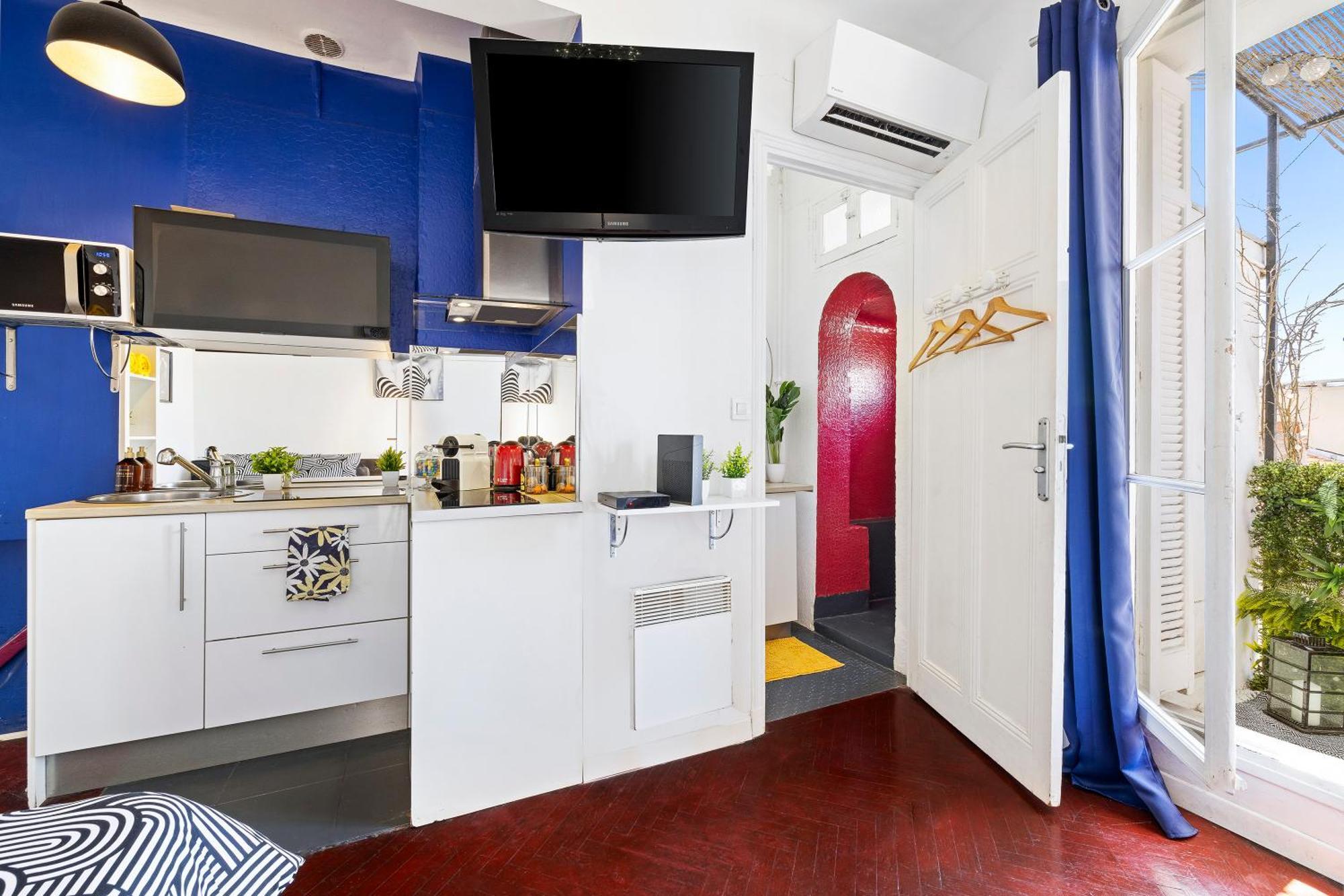 Center - Balcony Quiet - Air Conditioner - Kitchen - Wifi - Tram Ница Екстериор снимка
